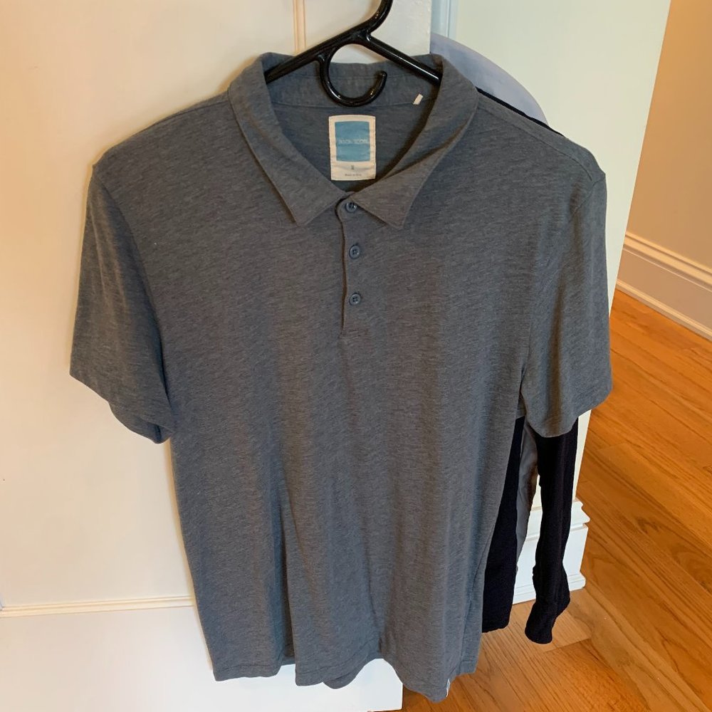 Jason Scott Light Blue Collared T-Shirt